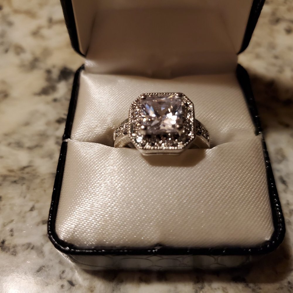 Silver CZ Ring - Picture 3 of 6